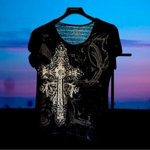 Ransom Black Graphic Short Sleeve Tee